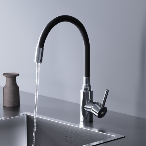 Смеситель для кухни Dorff Logic D3007622 на мойку черный - фото 3