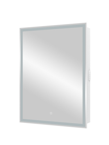 Зеркало-шкаф Континент Allure МВК004 60х15х80 подвесной цвет белый - фото 3