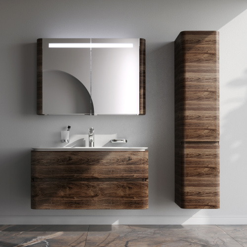 Тумба под раковину Am.Pm Sensation M30FHX1002NF 100х49х52 подвесная цвет орех - фото 5