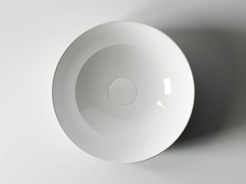 Раковина из сантехнического фарфора Ceramica Nova ELEMENT CN6005 40х40 накладная цвет белый без отверстий под смеситель - фото 5