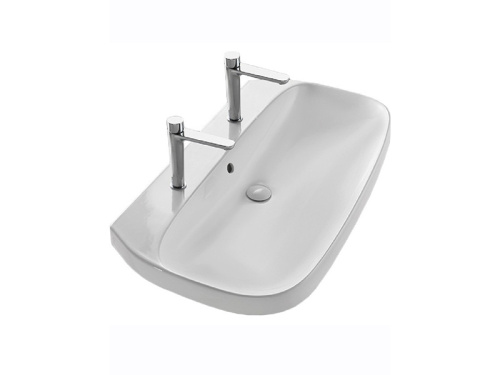 Раковина из санфаянса Hatria ABITO YXX901 100х54 подвесная цвет белый