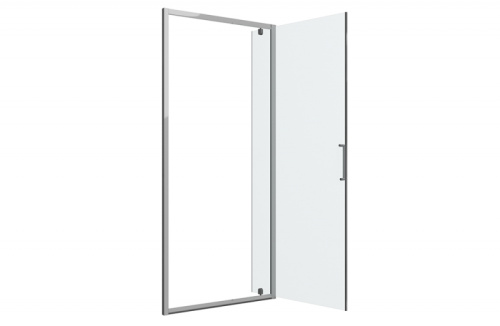 Душевая дверь Bravat Drop BD100.4110A 100х200 стекло прозрачное профиль хром - фото 4