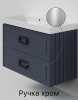 Тумба с раковиной La Fenice Cubo TWIN NFNC-01-CUB-BG-100-2-1-100 100х50 подвесная цвет синий