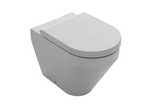 Чаша унитаза приставная Hatria DAYTIME EVO YXV701 цвет белый без сиденья душевой смыв - фото 2