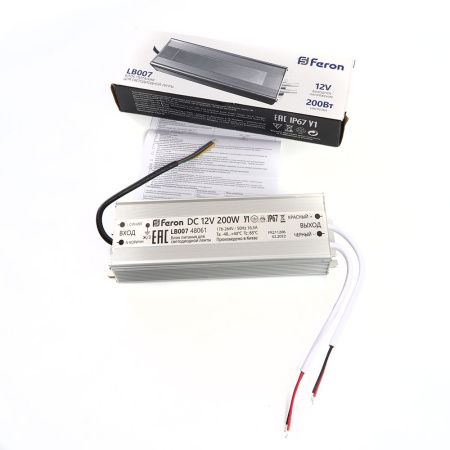 Трансформатор для светодиодной ленты Feron LB007 48061