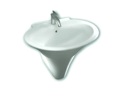 Раковина из санфаянса Hatria SCULTURE YR3701 77х59 подвесная цвет белый