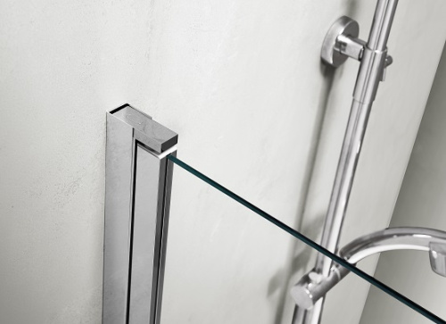 Душевая шторка на ванну Aquatek ДЕЛЬТА AQ DEL SBA 08015CH 80х150 стекло прозрачное профиль хром глянцевый ориентация универсальная - фото 3
