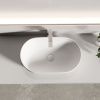 Раковина из сантехнического фарфора Ceramica Nova TWIST CN12001MW 50х30 накладная цвет белый