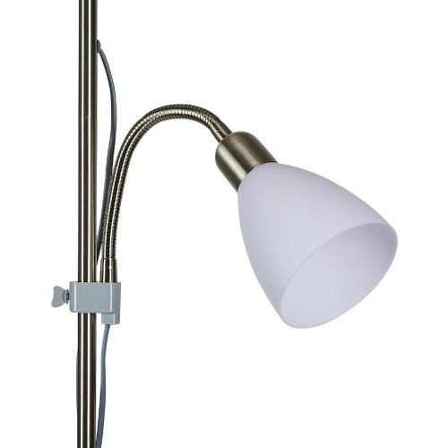 Торшер Uniel UML-T520 E27+E14 SILVER/WHITE - фото 3