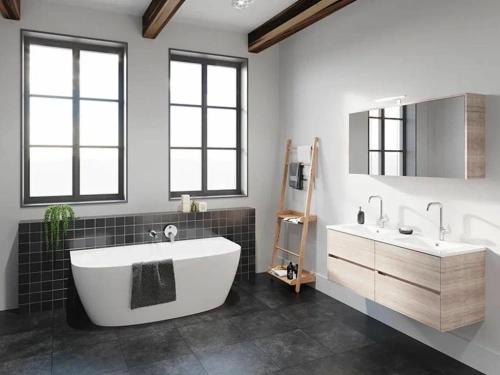 Ванна акриловая Riho OMEGA B2W B094001005 170х80 пристенная асимметричная с ножками - фото 3