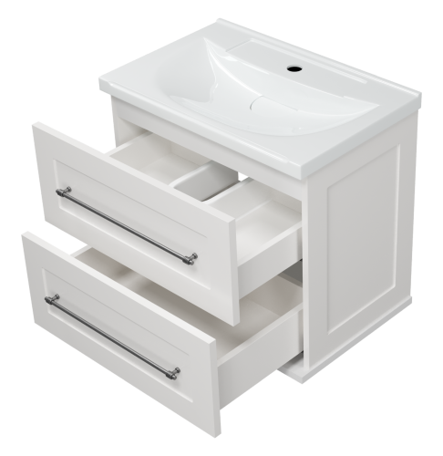 Тумба под раковину Misty Марта П-Мрт09060-011Пр 60х41х52 подвесная - фото 4