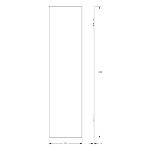 Зеркало в ванную Evoform Standard BY 0237 30х120 цвет хром - фото 2