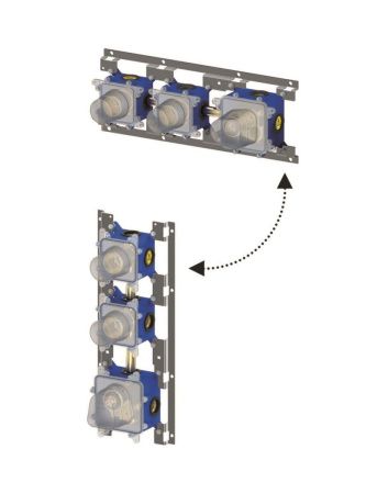 Душевая система Paffoni Modular Box KITMB018CR встраиваемая в стену цвет хром