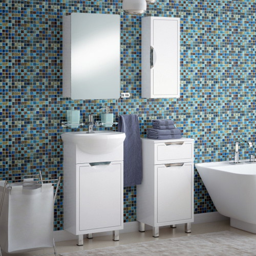 Шкаф Corozo Монро SD-00000679 30х17х70 подвесной цвет белый - фото 3