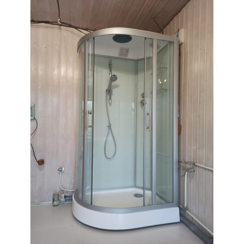 Душевая кабина Frank 20156008 110х80 с крышей ориентация левая - фото 2