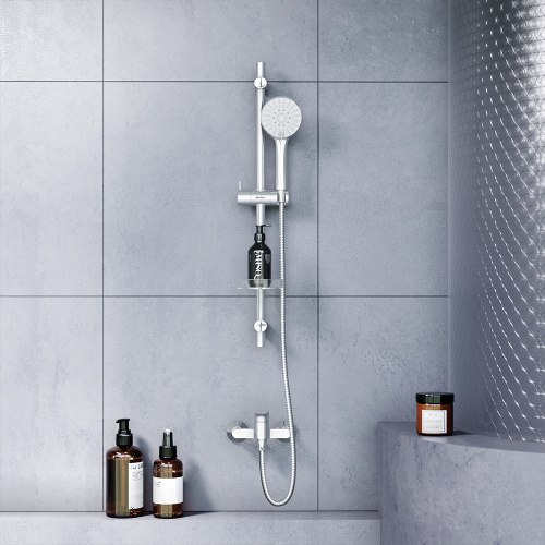 Душевой гарнитур Damixa Palace One 914100000 настенный хром/серый - фото 3