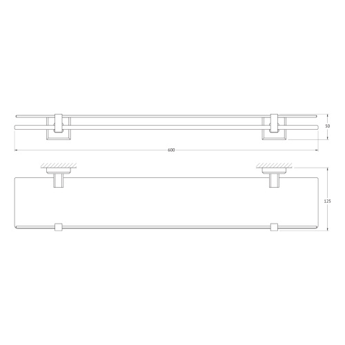 Полка в ванную комнату Artwelle HAGEL 992760 - фото 2