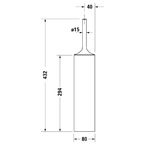 Ершик Duravit Starck T 99454600 - фото 2