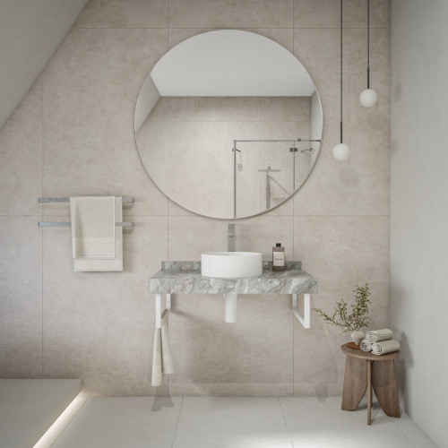 Столешница Teymi Helmi T150209 90х50 подвесная цвет серый - фото 3