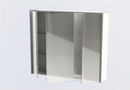 Зеркало-шкаф Aquanet Латина 00179605 90х17х75 подвесной цвет белый - фото 5