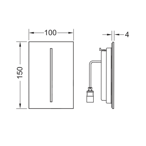 Лицевая панель Tece TECEfilo 9242068 - фото 2