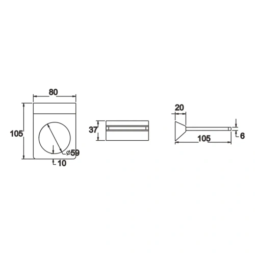 Мыльница Rose RG16H RG1603H - фото 3