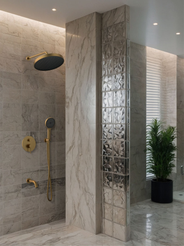 Душевая система AltroBagno Bilancia AltroBagnoBilancia040503BG встраиваемая в стену - фото 3