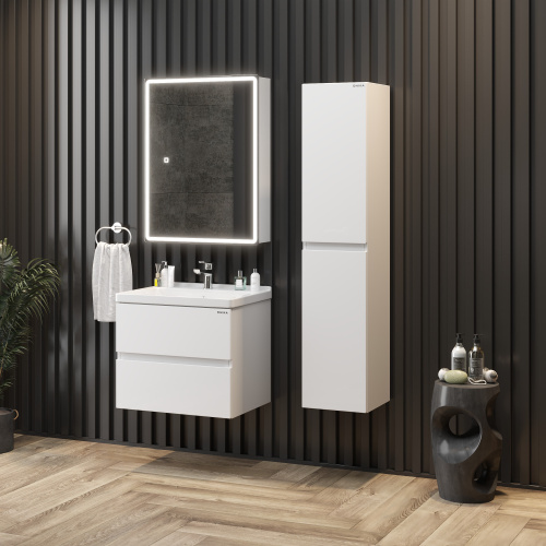 Тумба под раковину Onika Эвада 106156 58х44х50 подвесная - фото 5