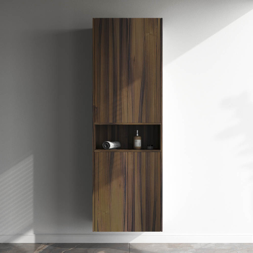 Шкаф Am.Pm Func M8FCH06029OF 60х35х90 подвесной цвет темное дерево - фото 5