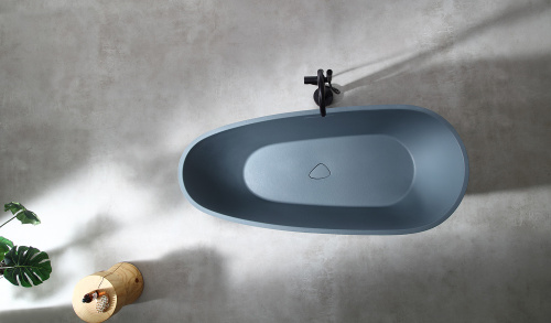 Ванна из искусственного камня Abber Dortmund AM9911G 170х75 отдельностоящая овальная с каркасом - фото 3