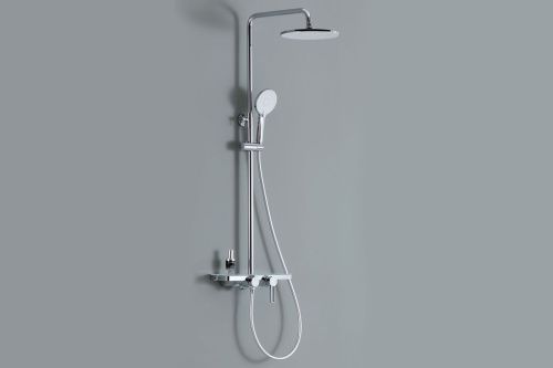 Душевая стойка Royal Bath RB83123 настенная цвет хром