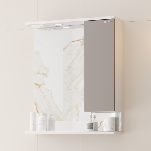 Зеркало-шкаф Onika Марви 206088 60х16х71 подвесной - фото 2