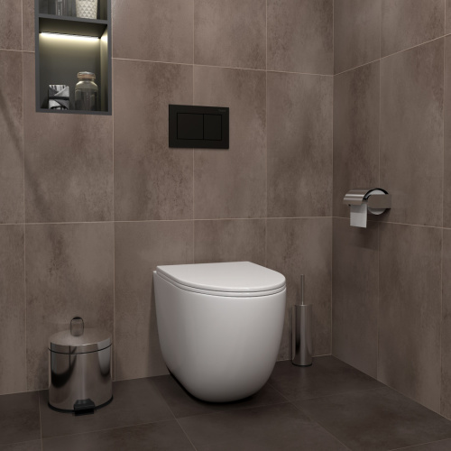 Клавиша смыва механическая Teymi Aina T70013BM цвет черный - фото 2