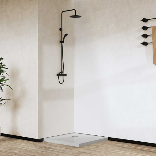 Душевой поддон Vincea H50 VST-5AS-8080 80х80 акрил белый с каркасом - фото 3