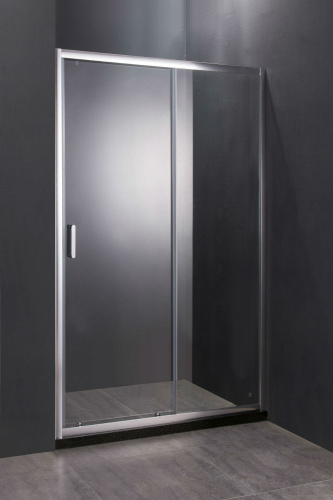 Душевая дверь Orange E02-140TCR 141х190 стекло прозрачное профиль хром глянцевый - фото 2