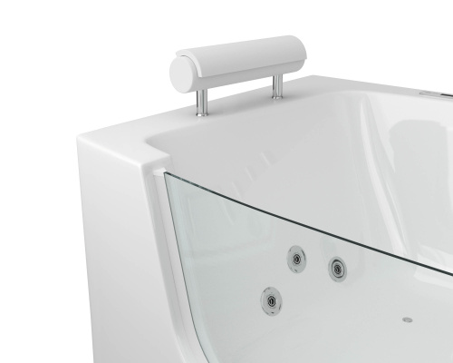 Ванна акриловая гидромассажная Grossman GR-18590 185х90 пристенная прямоугольная с ножками - фото 5
