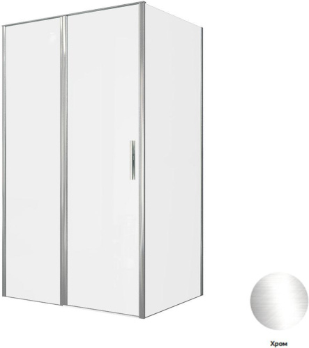 Душевой уголок Allen Brau Priority 3.31031.00 + 3.31043.00 120х90 стекло прозрачное профиль хром глянцевый без поддона - фото 5