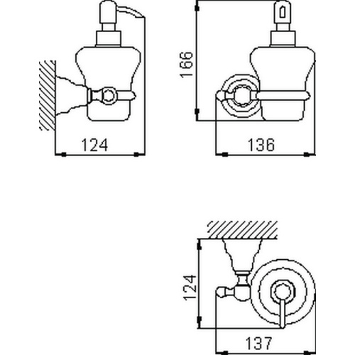 Дозатор Cisal Croisette 4024.01H.AC - фото 2