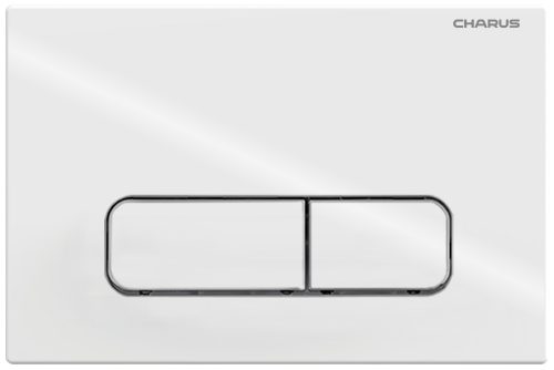 Клавиша смыва механическая CHARUS Elegia FP.320.11.01 цвет белый глянцевый