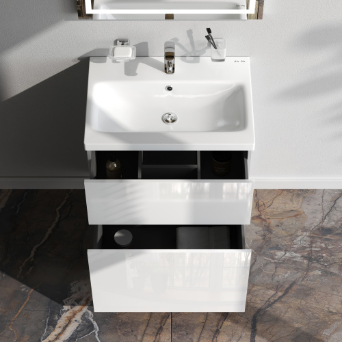 Тумба под раковину Am.Pm Gem M90FSX06022WG32 60х41х81 напольная цвет белый - фото 3