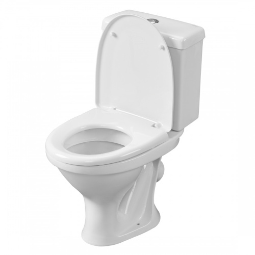 Унитаз-компакт напольный с бачком Santeri Форвард 1P2052S0000BF белый с сиденьем каскадный смыв - фото 2