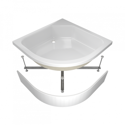 Душевой поддон Тритон Щ0000014634 100х100 акрил белый с каркасом - фото 2