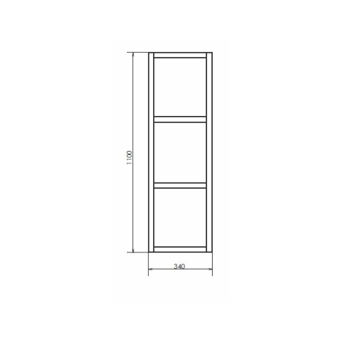 Полка Comforty Дюссельдорф 00004148024CF 34х22х110 подвесная цвет дуб дымчатый - фото 2