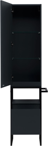 Шкаф-пенал Allen Brau Priority 1.31006.AM 40х32х180 напольный цвет черный - фото 4