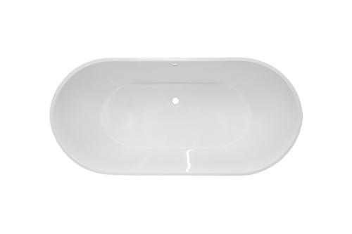 Ванна из литьевго мрамора Эстет Майами ФР-00014380 160х75 отдельностоящая овальная - фото 3