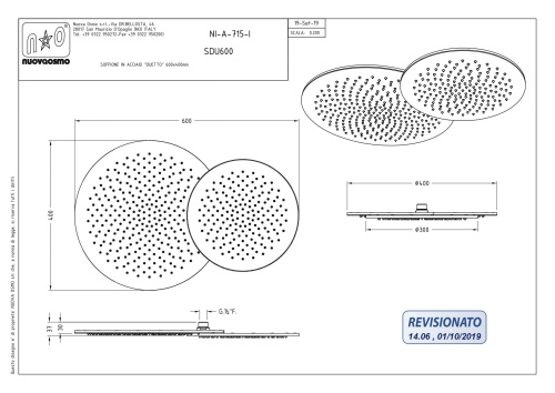 Две совмещенные головки Graffio Duetto KSDU600/CR цвет хром - фото 2