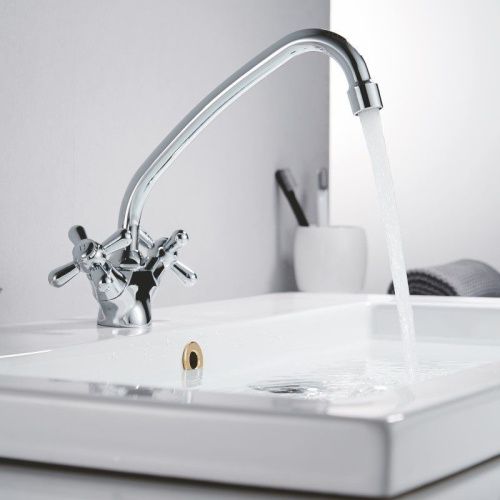 Смеситель для кухни Cron CN4725 на мойку хром - фото 4