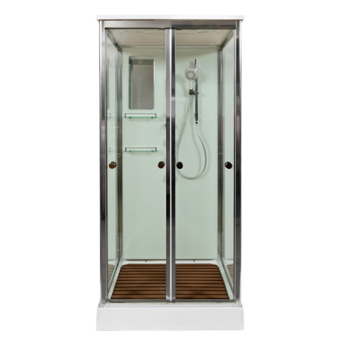 Душевая кабина AvaCan V8015 80х80 квадратная с крышей ориентация универсальная - фото 4