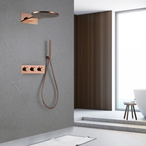 Душевая система ABBER AF8151RG встраиваемая в стену - фото 2