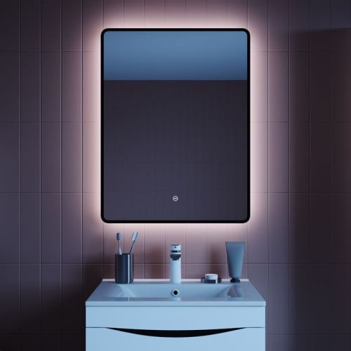 Зеркало с подсветкой IDDIS Cloud CLX6000i98 60х80 цвет черный - фото 3